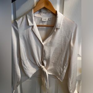 Aritzia Satin Blouse